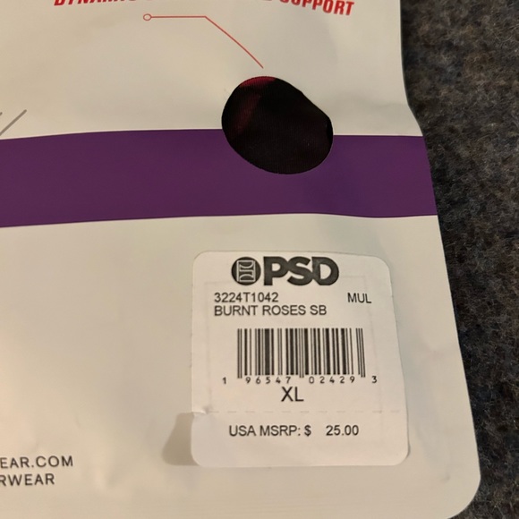 PSD Burnt Roses Sportsbra XL new in package - Picture 2 of 4